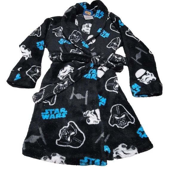 Star wars plush boys robe 4T/4 - Picture 1 of 3